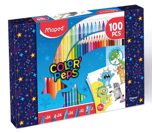maped-color-peps-feutres-lavables-x12-pointe-moyenne-4 image 1