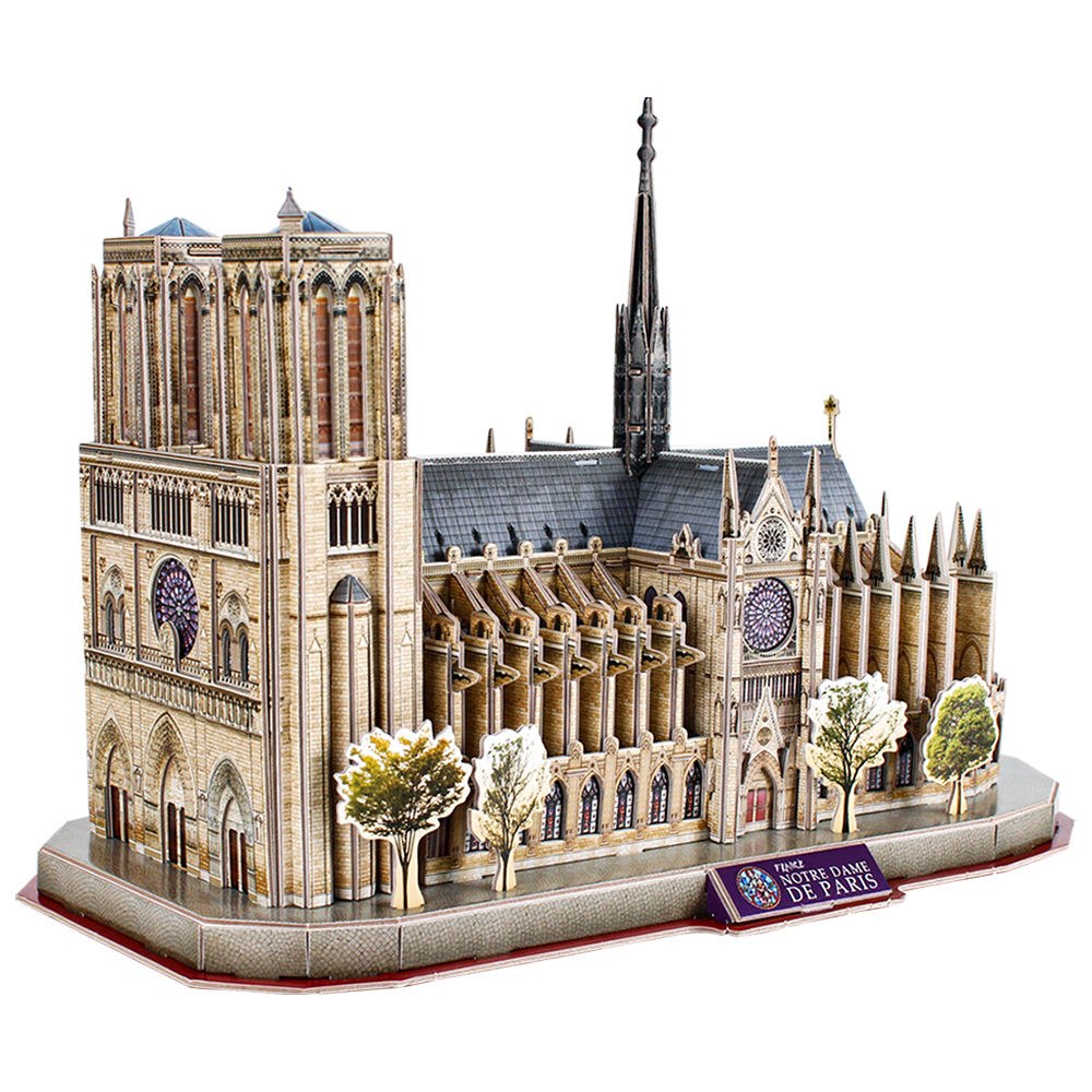 cubicfun-city-ds0986h-notre-dame-de-paris-puzzle-3d image 2