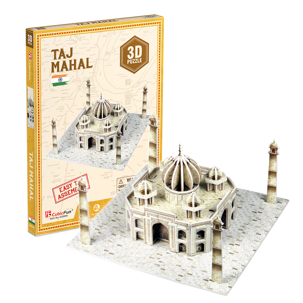 cubicfun-s3009h-taj-mahal-puzzle-3d-inde image 1