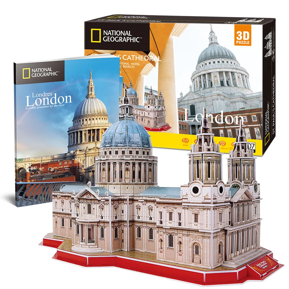 cubicfun-ds0991h-st-paul-s-cathedral-puzzle-3d-cath-drale-sans-colle image 1