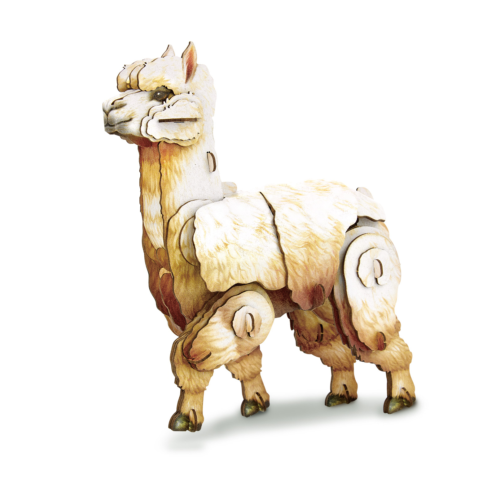 cubicfun-really-wild-animals-ds1207h-alpaca-puzzle-3d-alpaga image 2