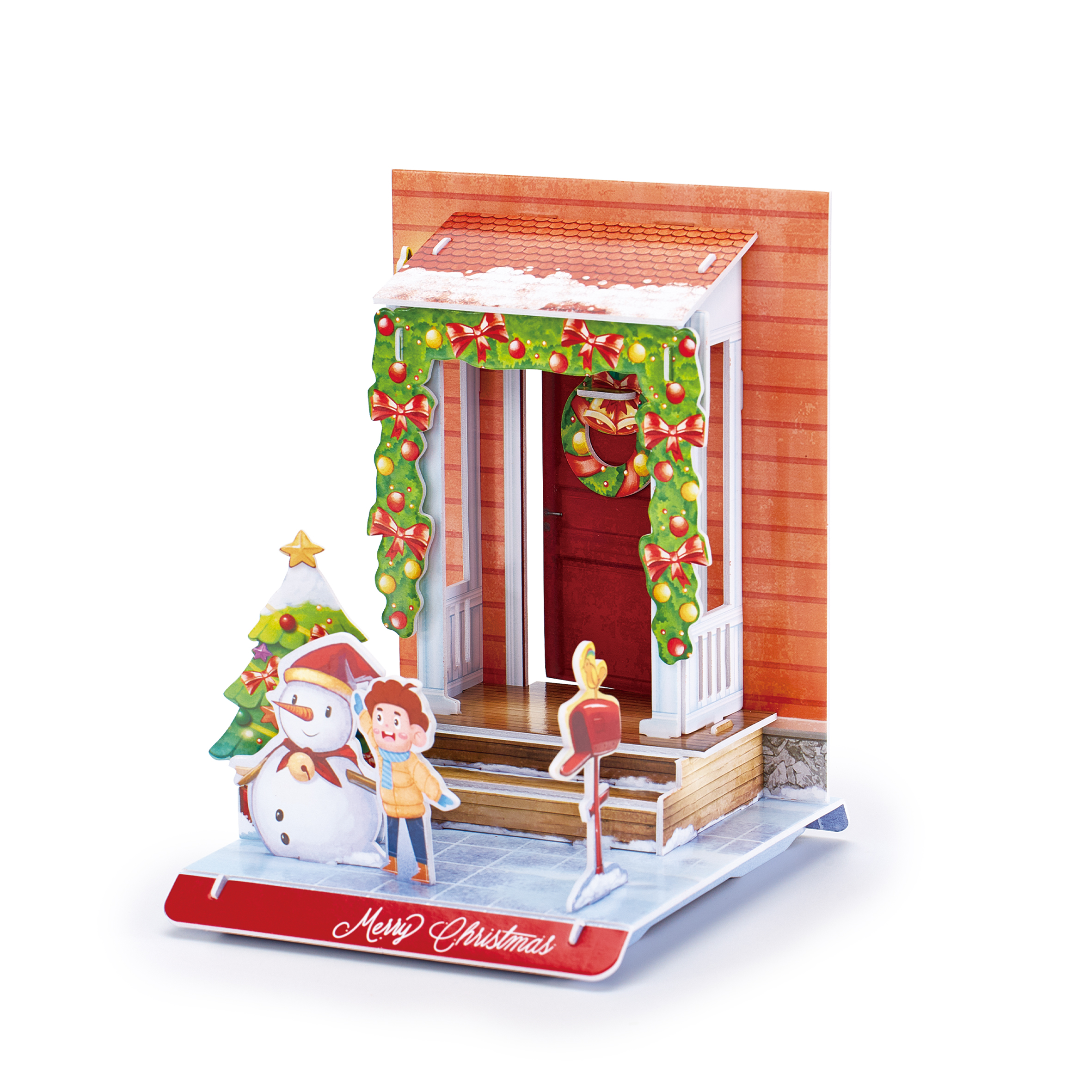 cubicfun-christmas-village-w3154h-puzzle-3d-maison-no-l image 2