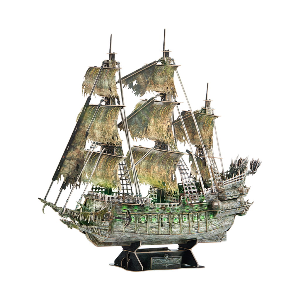 cubicfun-pirates-l527h-hollandais-volant-bateau-puzzle-3d image 2