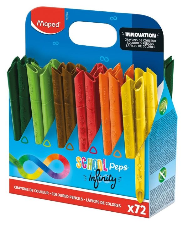 maped-color-peps-crayons-12-couleurs-mine-r-sistante image 1