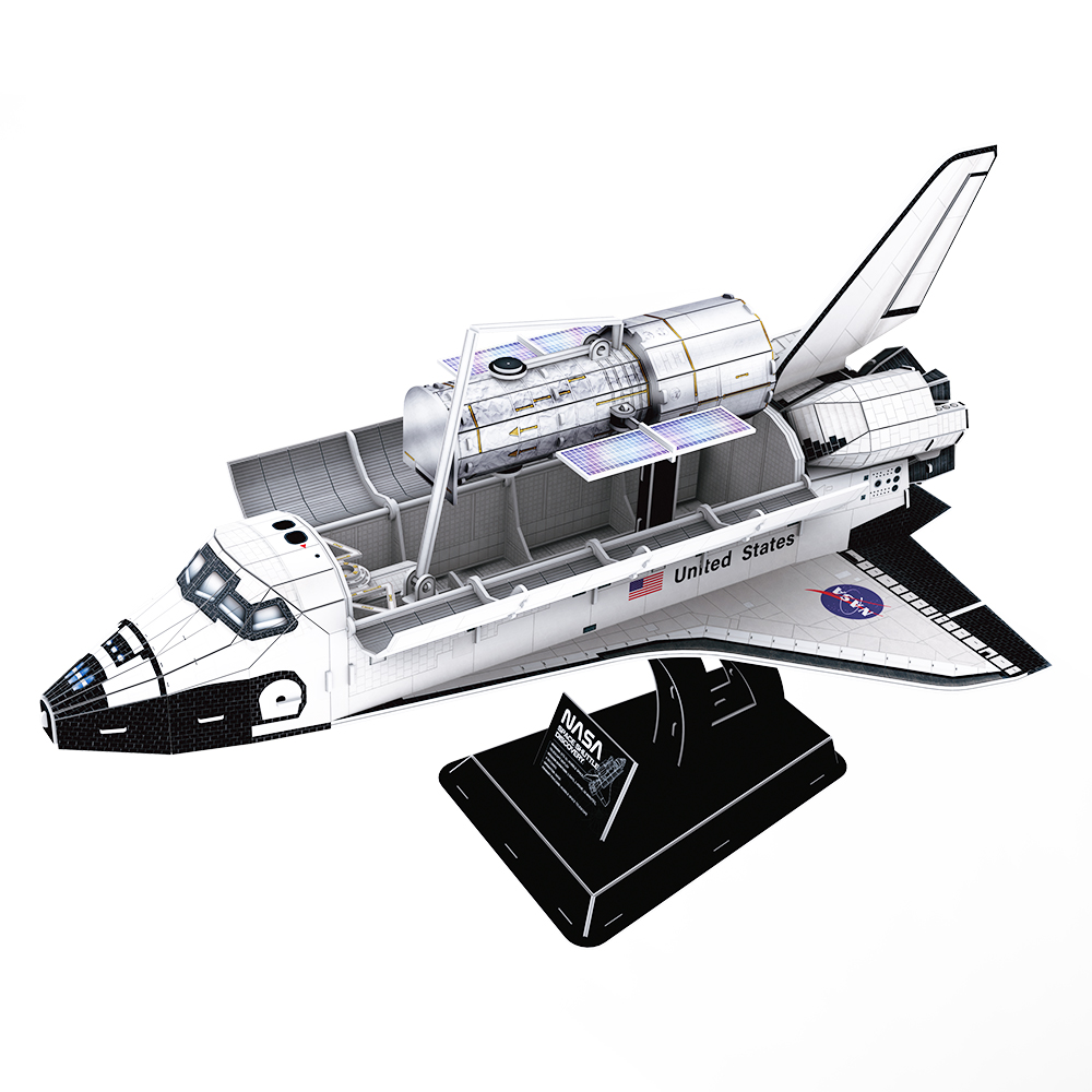 cubicfun-nasa-ds1057h-space-shuttle-discovery-puzzle-3d-navette image 2
