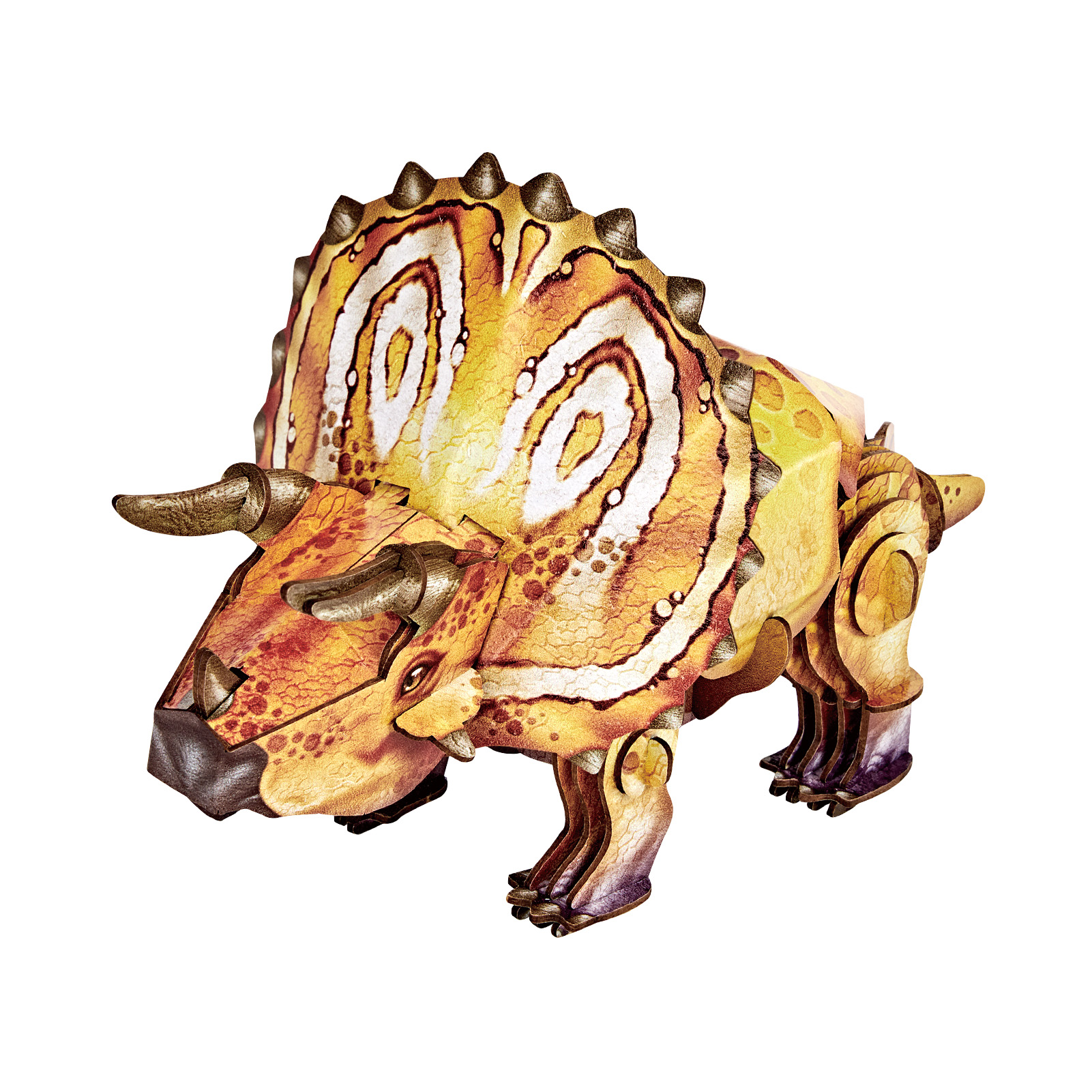 cubicfun-age-of-dino-ds1196h-triceratops-puzzle-3d-dinosaure image 2