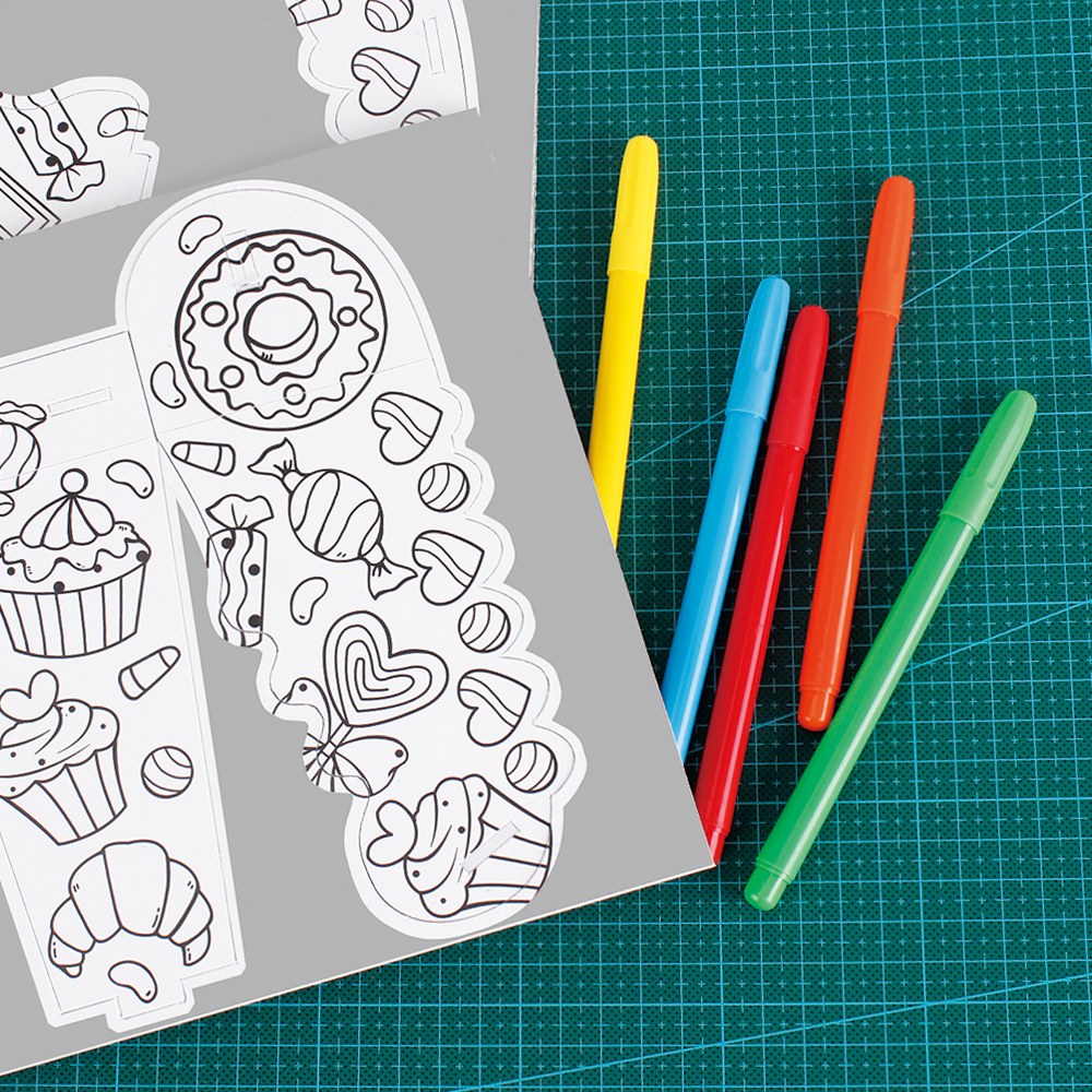 cubicfun-coloring-p697h-crocodile-puzzle-3d-colorier image 3