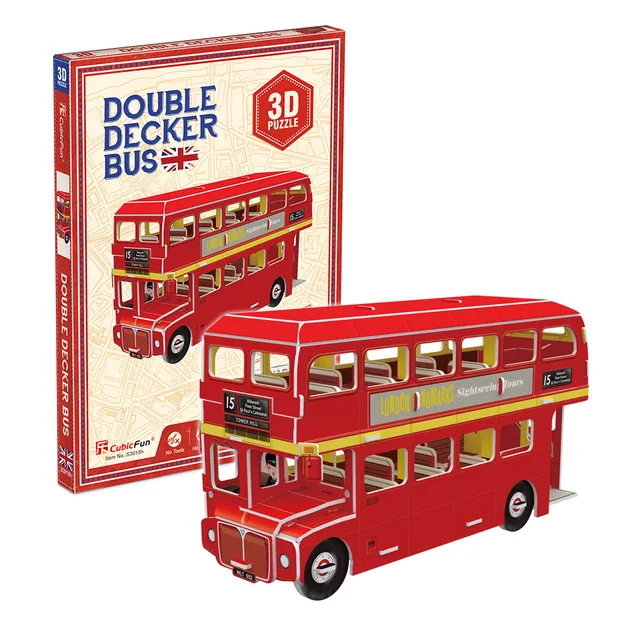 cubicfun-entry-s3018h-bus-puzzle-3d-londres-sans-colle image 1