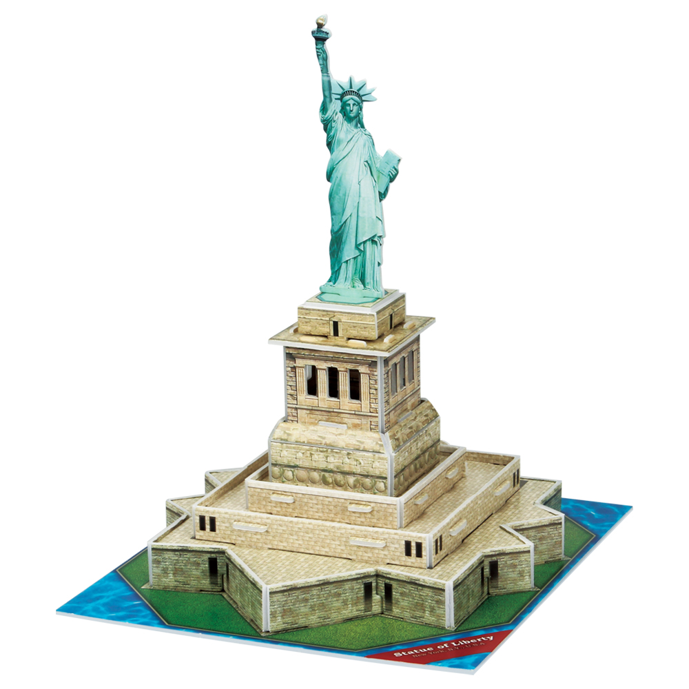 cubicfun-architecture-s3026h-statue-of-liberty-puzzle-3d-new-york image 2