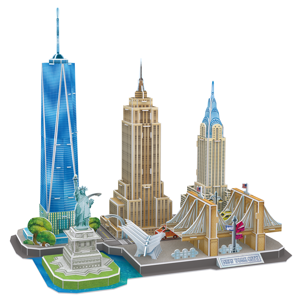 cubicfun-city-line-mc255h-new-york-city-puzzle-3d-ville image 2