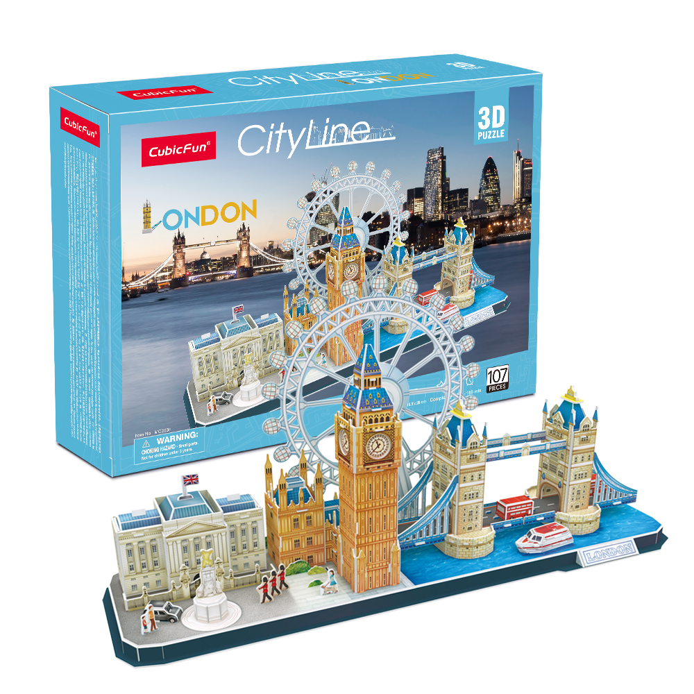 cubicfun-city-line-mc253h-puzzle-3d-londres image 1