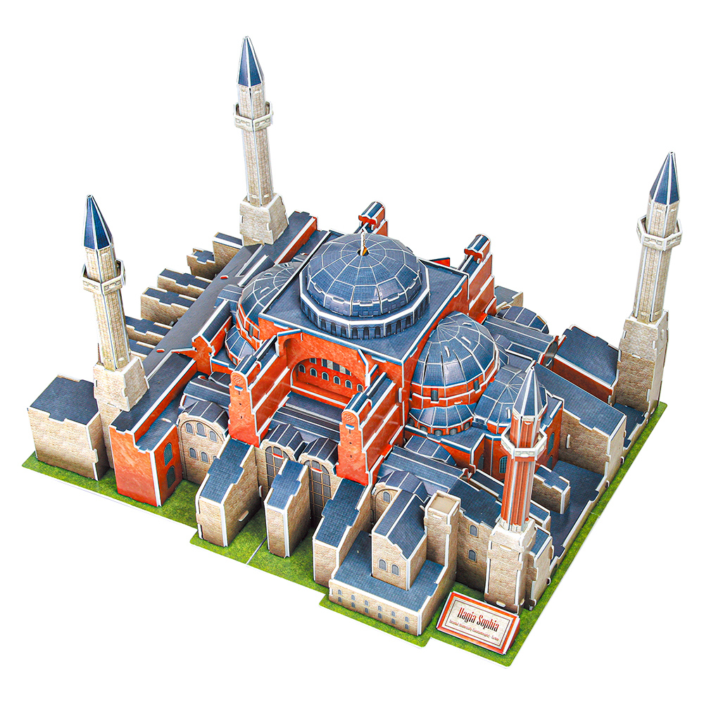 cubicfun-architecture-expert-mc134h-sainte-sophie-puzzle-3d image 2