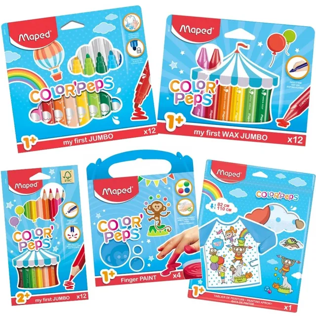maped-color-peps-maxi-crayons-de-couleur-12-maternelle image 1