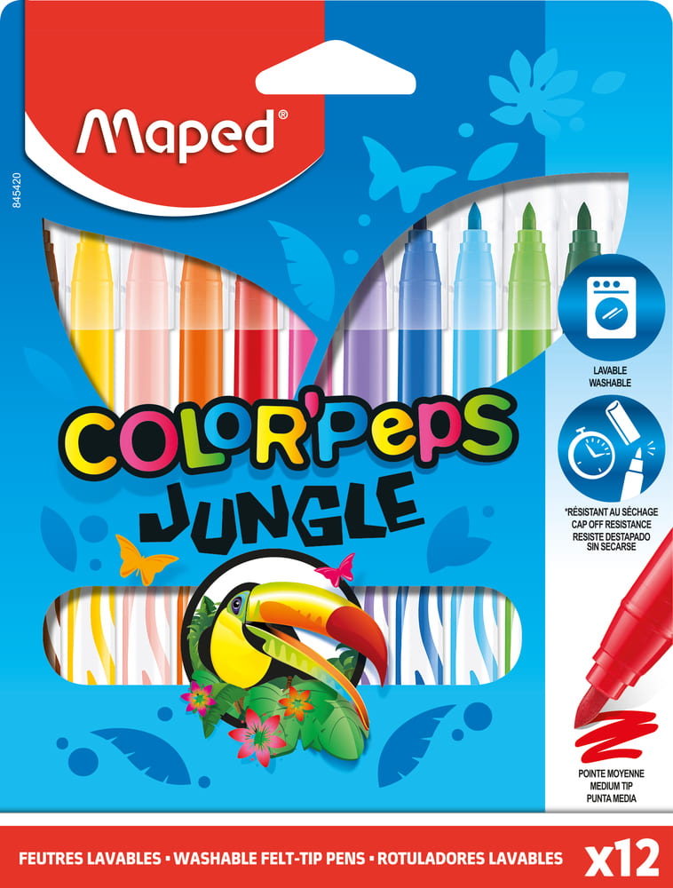 maped-color-peps-star-12-crayons-de-couleur image 1