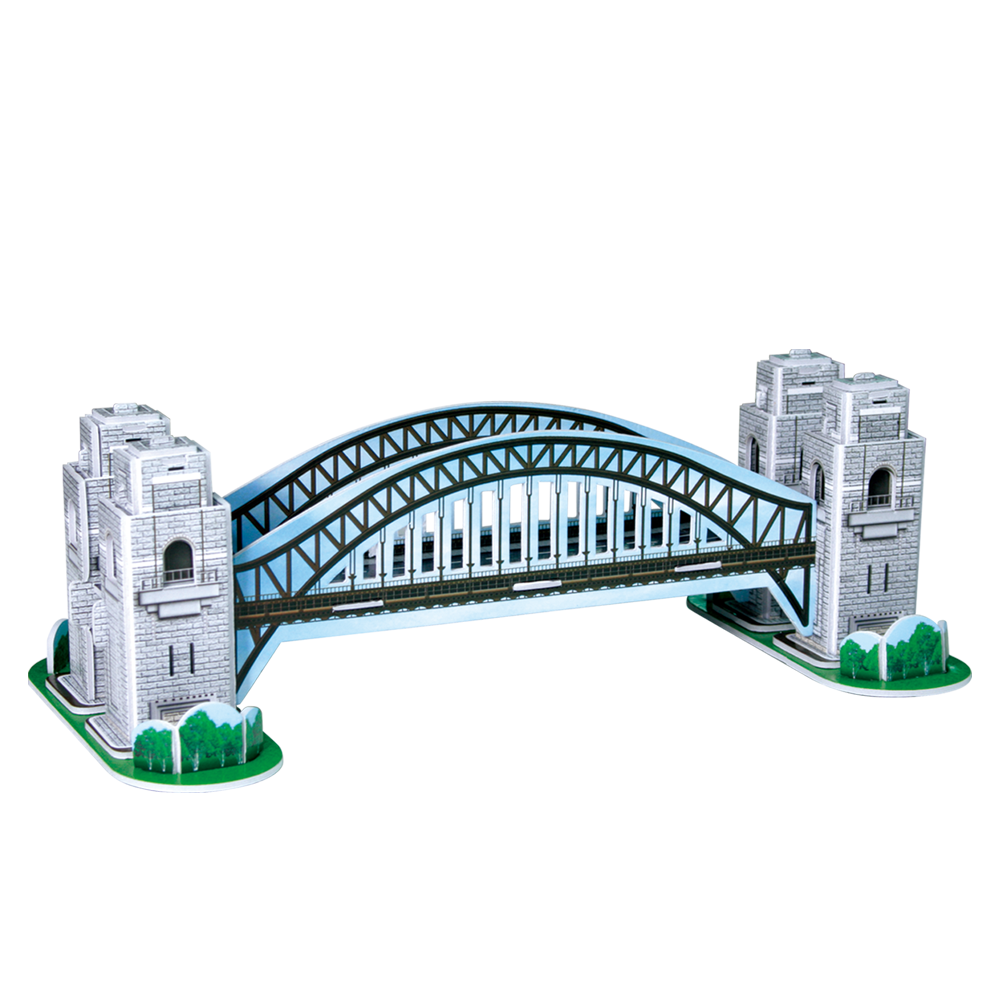 cubicfun-architecture-s3002h-sydney-harbour-bridge-puzzle-3d image 2