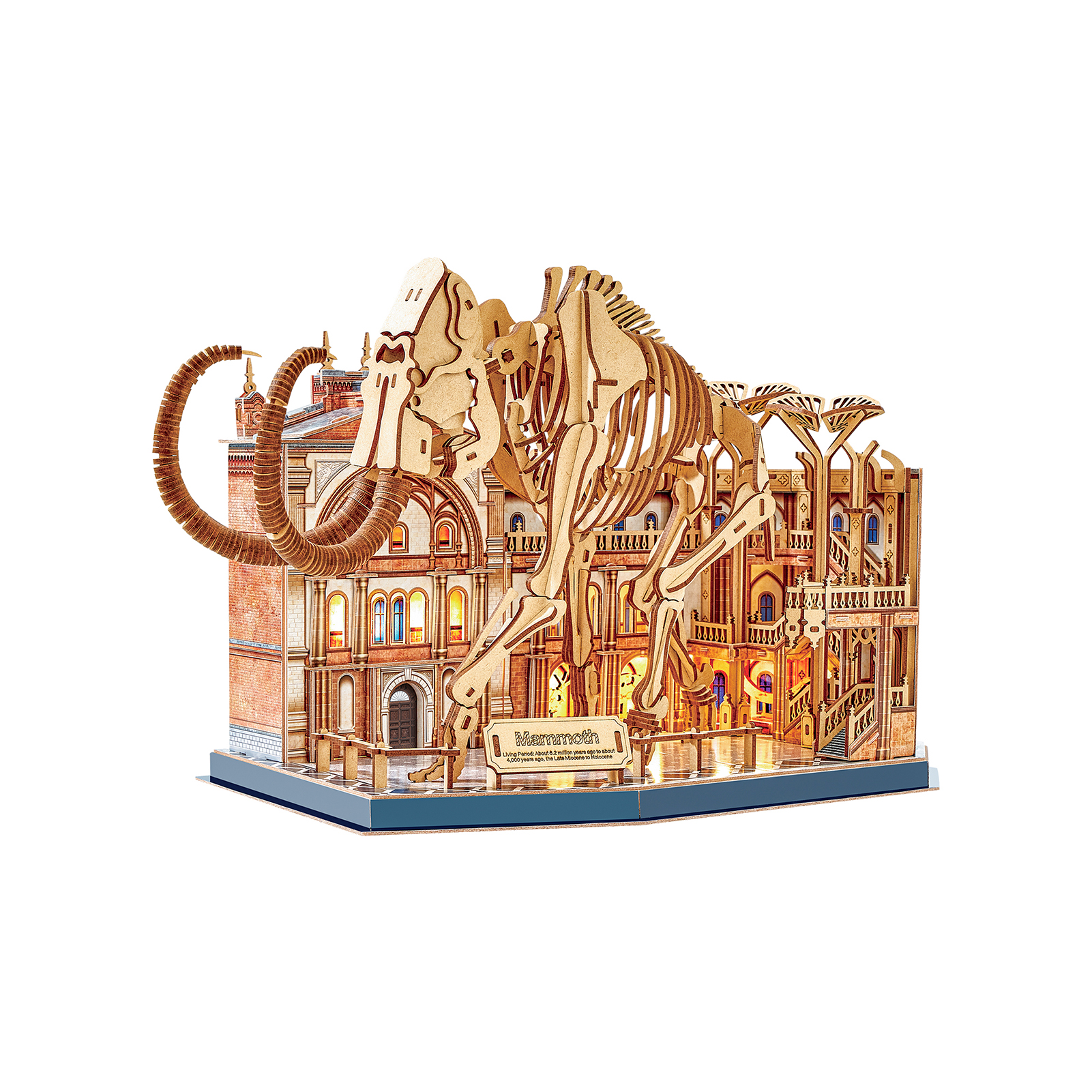 cubicfun-museum-l547h-mammouth-puzzle-3d-squelette image 2