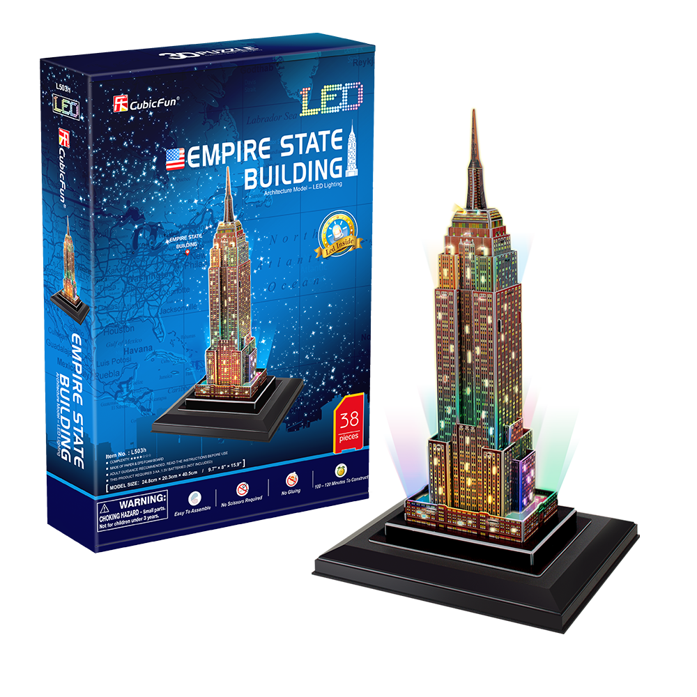 cubicfun-led-l503h-empire-state-building-puzzle-3d-lumineux image 1