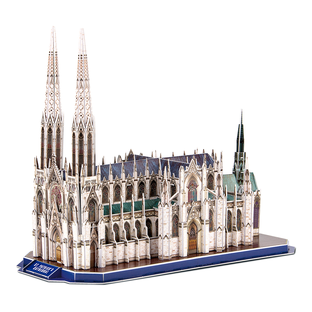 cubicfun-city-traveller-ds0996h-cath-drale-saint-patrick-puzzle-3d image 2