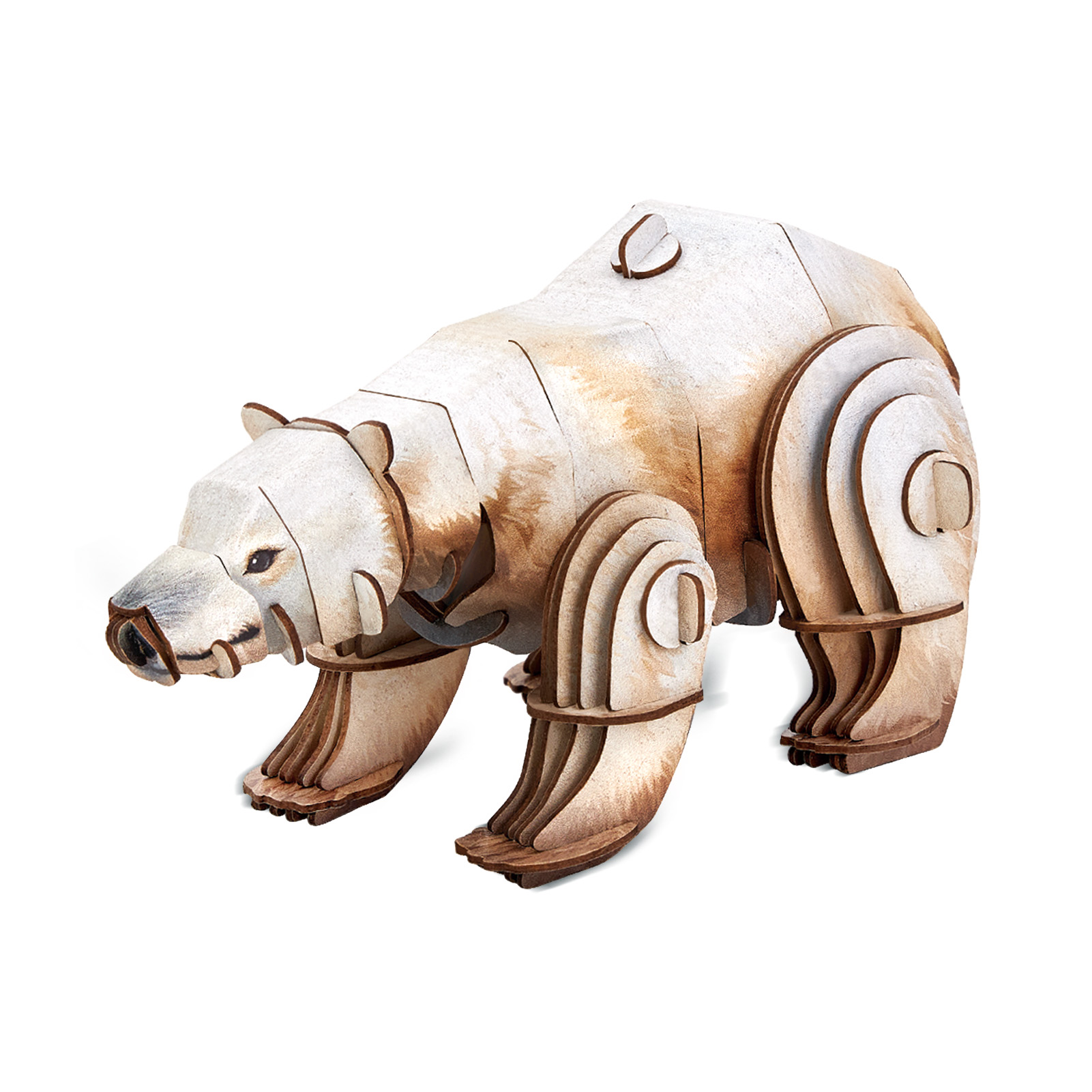 cubicfun-really-wild-animals-ds1183h-ours-puzzle-3d-polaire image 2