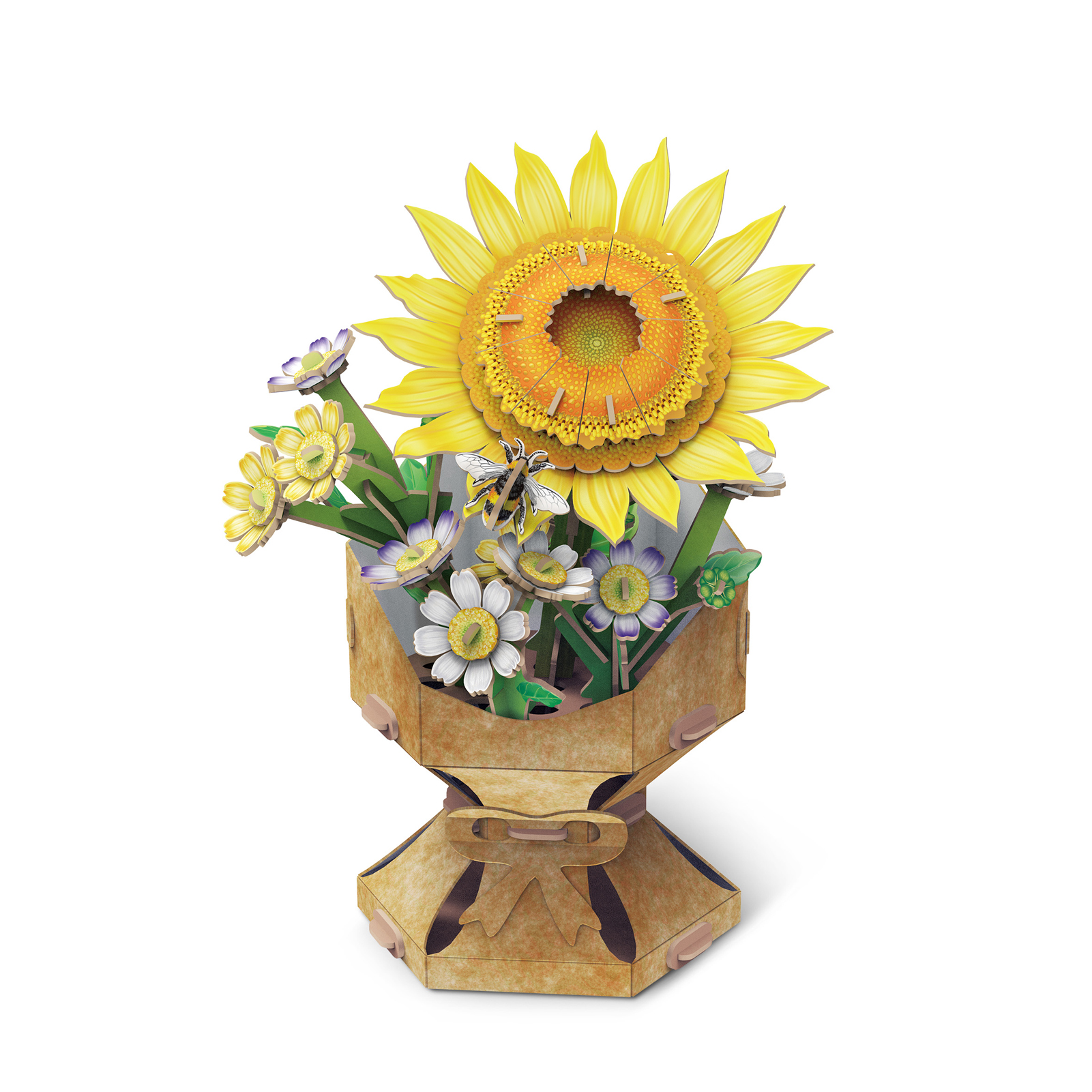 cubicfun-botanical-collection-w3303h-puzzle-3d-tournesol image 2