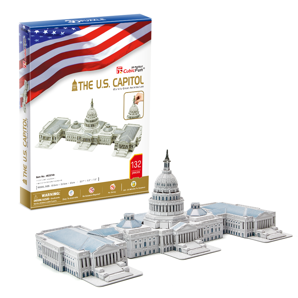 cubicfun-architecture-expert-mc074h-capitole-puzzle-3d image 1
