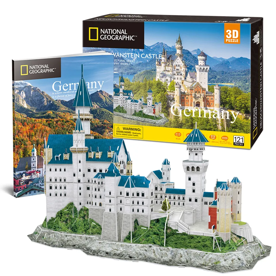 cubicfun-city-traveller-ds0990h-neuschwanstein-puzzle-3d image 1