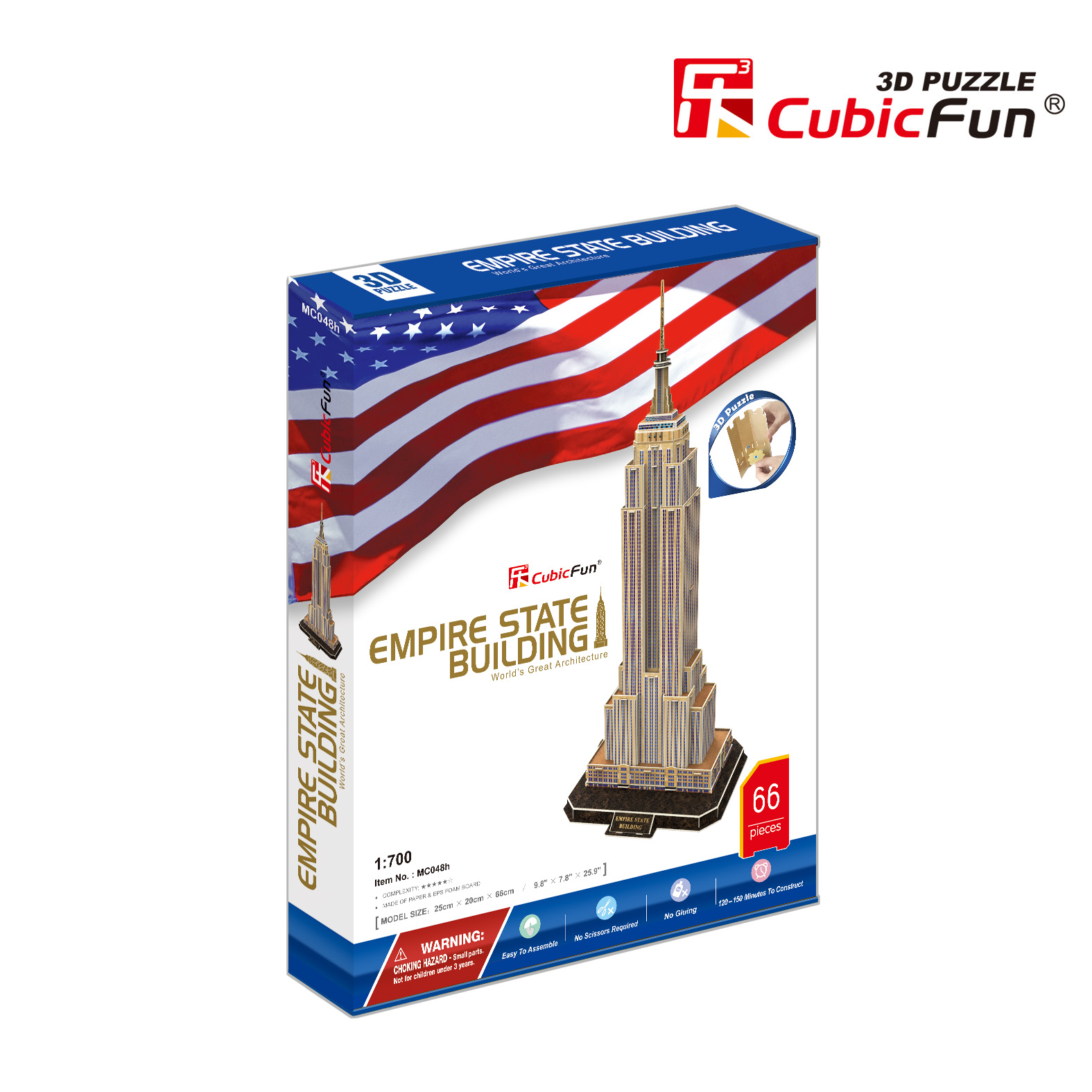 cubicfun-mc048h-2-new-york-architectures-puzzle-3d-66-pi-ces image 2