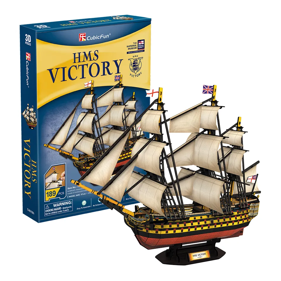 cubicfun-ships-t4019h-hms-victory-puzzle-3d-bateau image 1