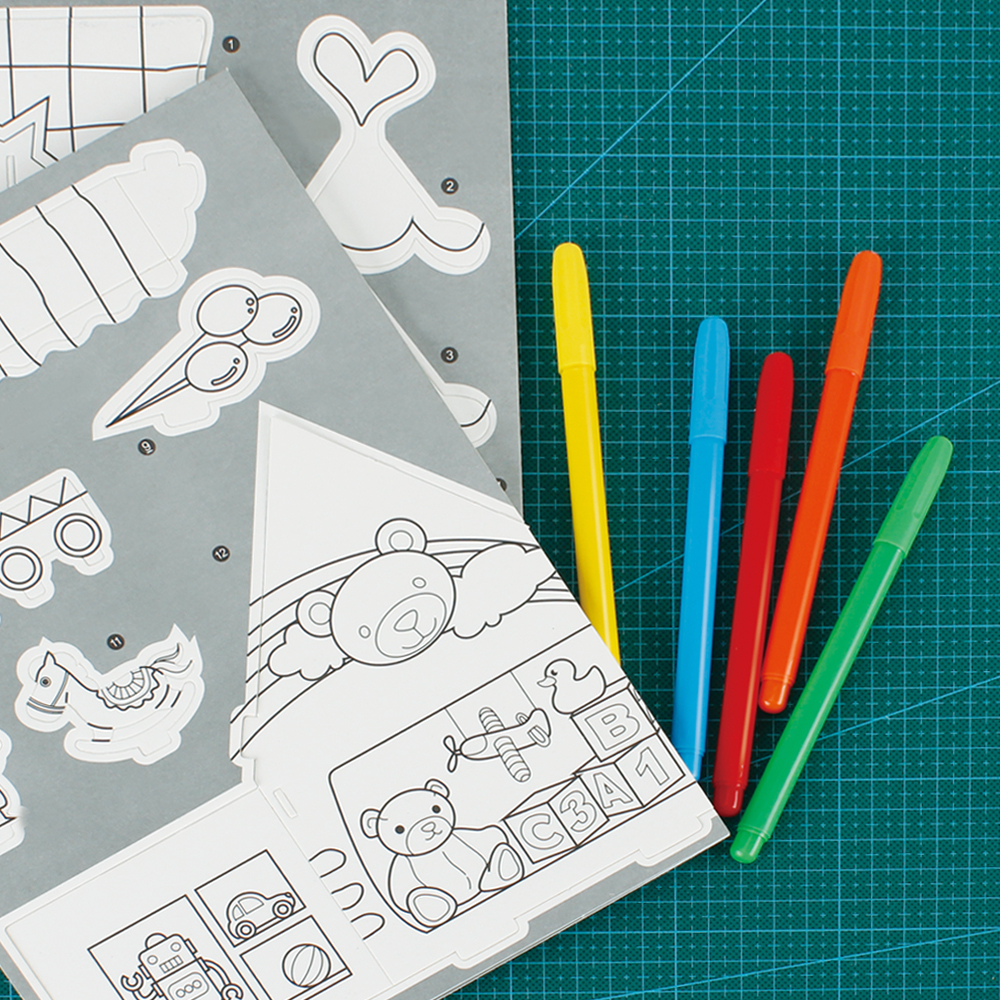 cubicfun-coloring-p693h-toy-house-puzzle-3d-colorier image 3