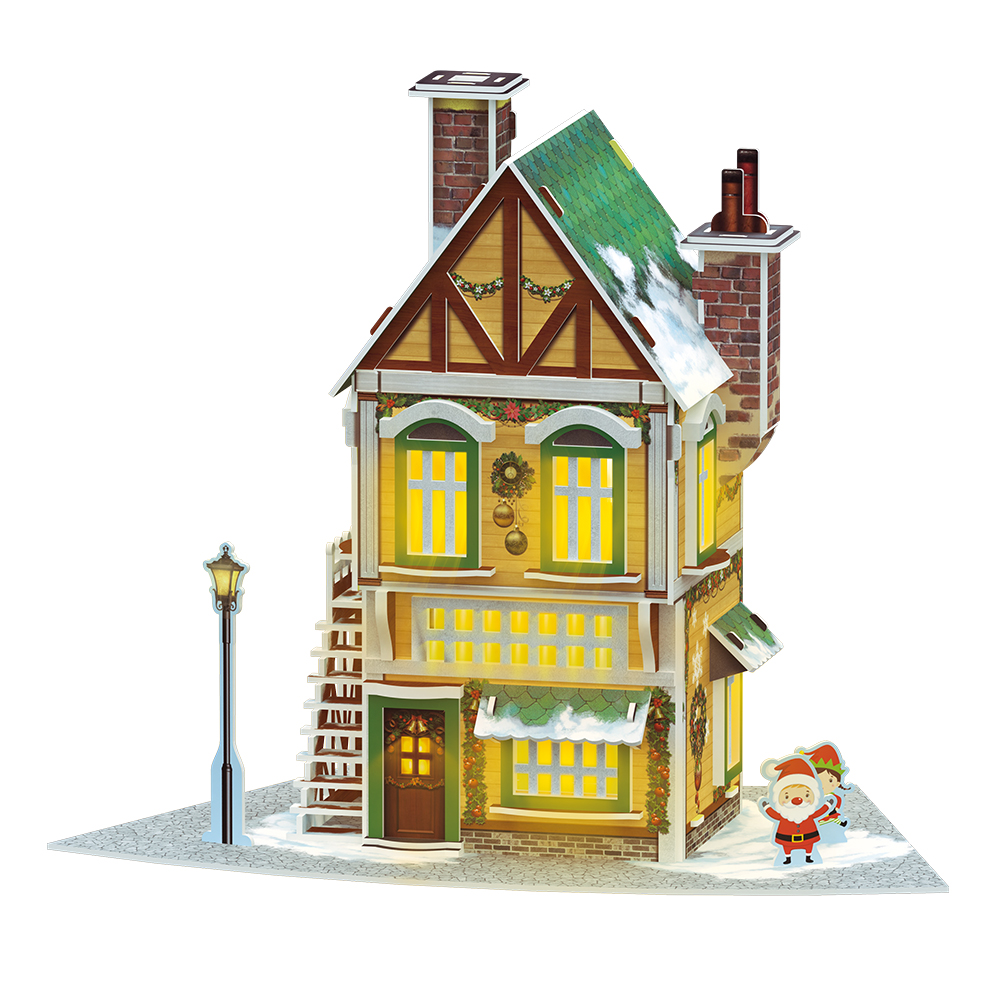 cubicfun-my-christmas-village-p803h-maison-ellie-s-bakery image 2
