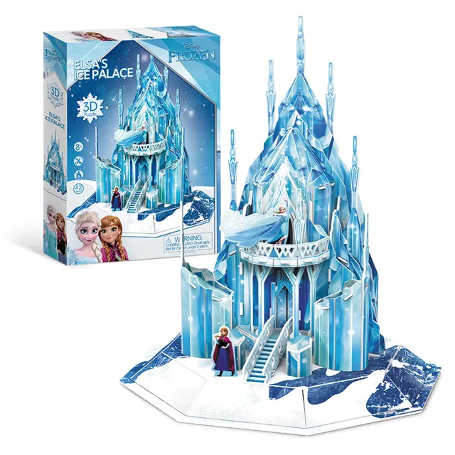 cubicfun-disney-elsa-s-ice-palace-ds1123-puzzle-3d-palais image 1