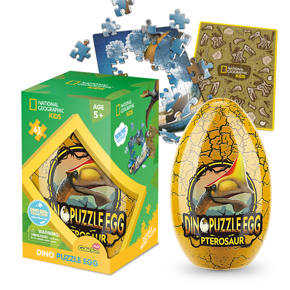 cubicfun-dino-puzzle-ds1044h-pterosaur-egg-puzzle-3d-oeuf image 1