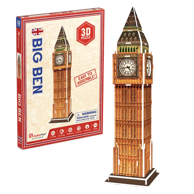 cubicfun-architecture-entry-puzzle-3d-big-ben-s3015h image 1