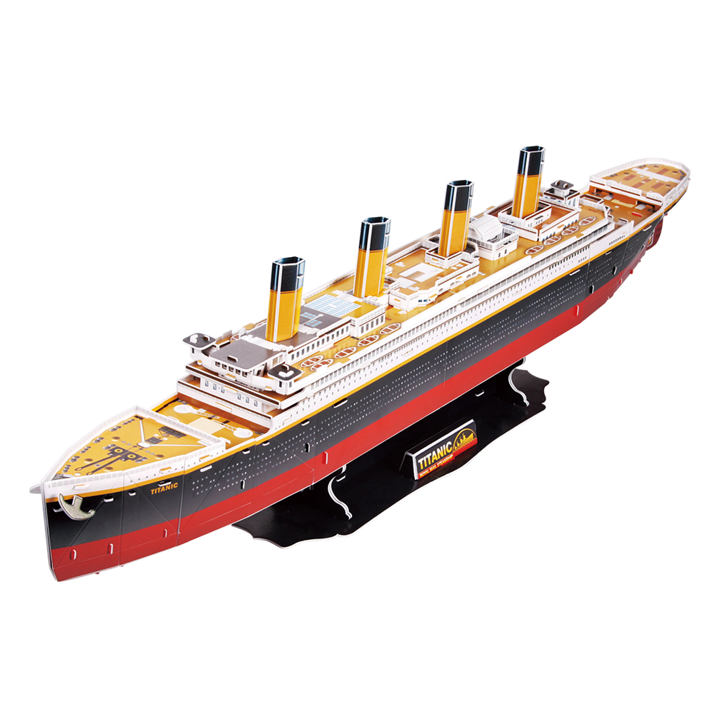 cubicfun-ships-t4011h-titanic-large-puzzle-3d-paquebot image 2