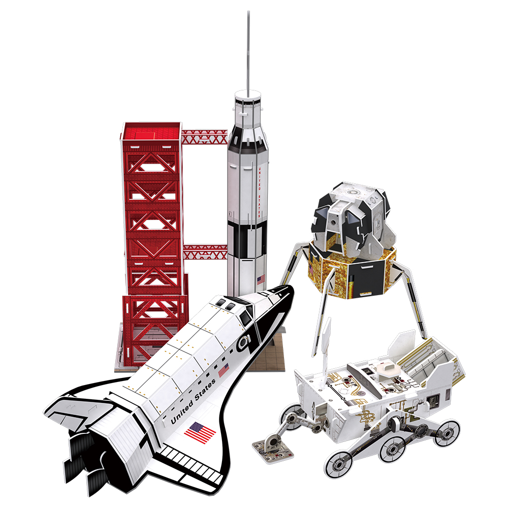 cubicfun-explorer-ds0971h-space-mission-puzzle-3d-sans-colle image 2