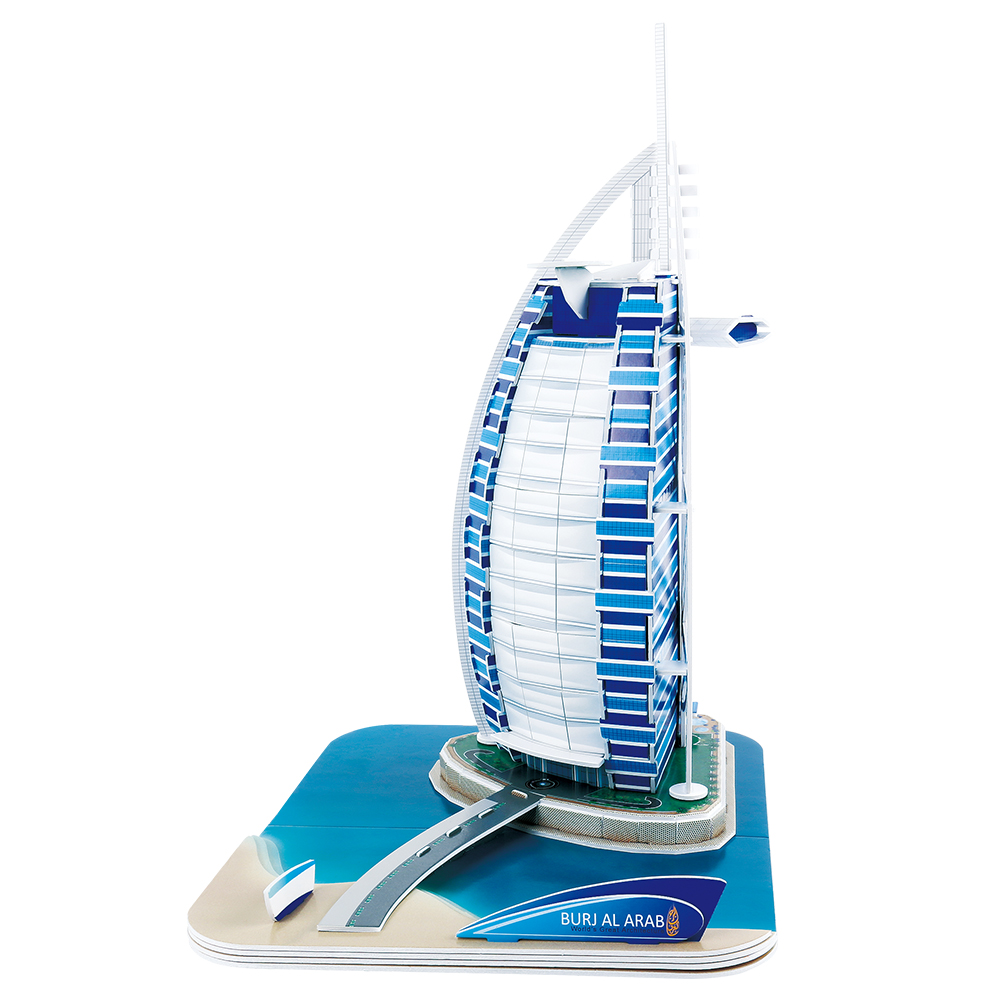 cubicfun-advanced-c065h-burj-al-arab-puzzle-3d-monument image 2