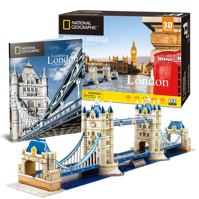 cubicfun-city-traveller-ds0978h-tower-bridge-puzzle-3d image 1