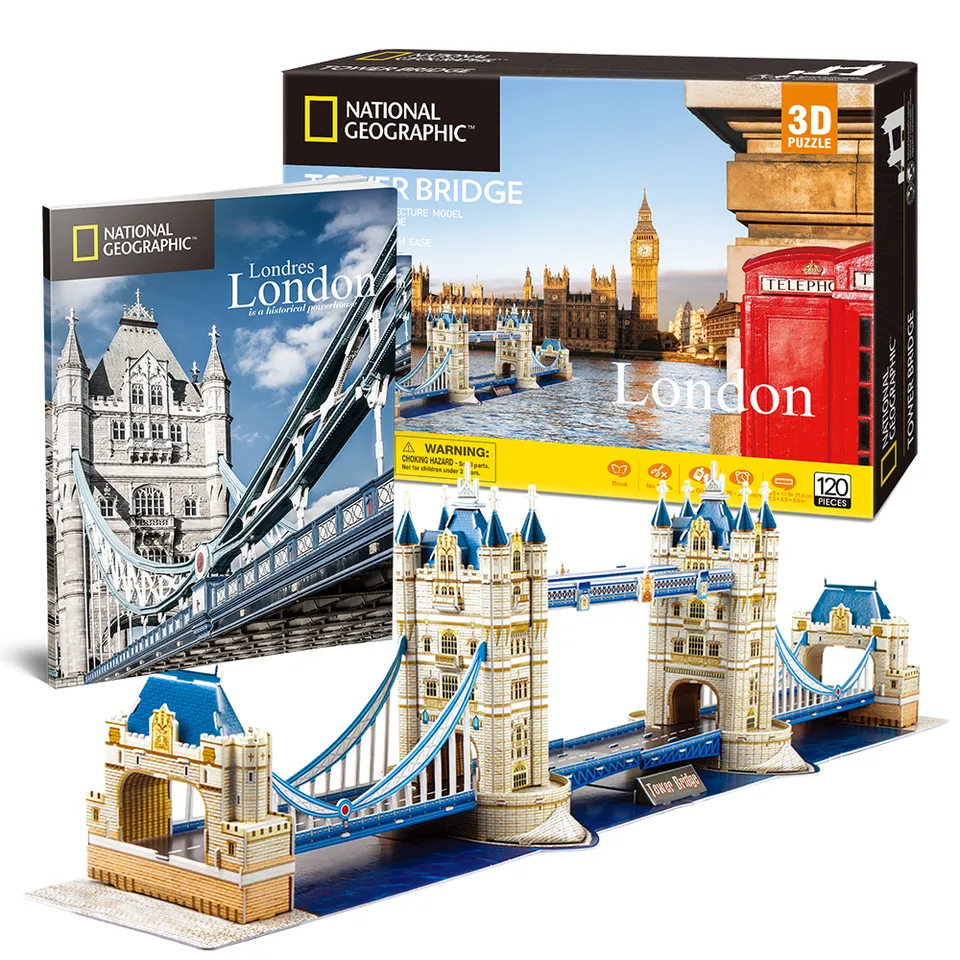 cubicfun-city-traveller-ds0978h-tower-bridge-puzzle-3d image 1