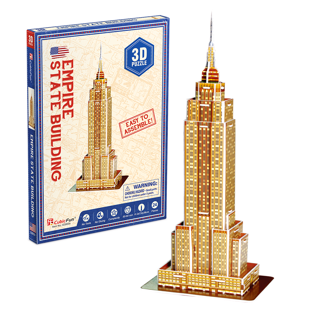 cubicfun-architecture-s3003h-puzzle-3d-empire-state image 1