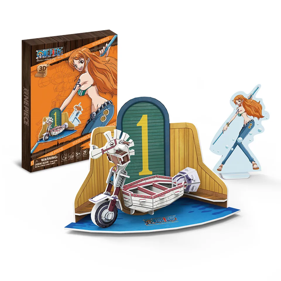 cubicfun-one-piece-ds1064h-shiro-mokuba-puzzle-3d-bateau image 1