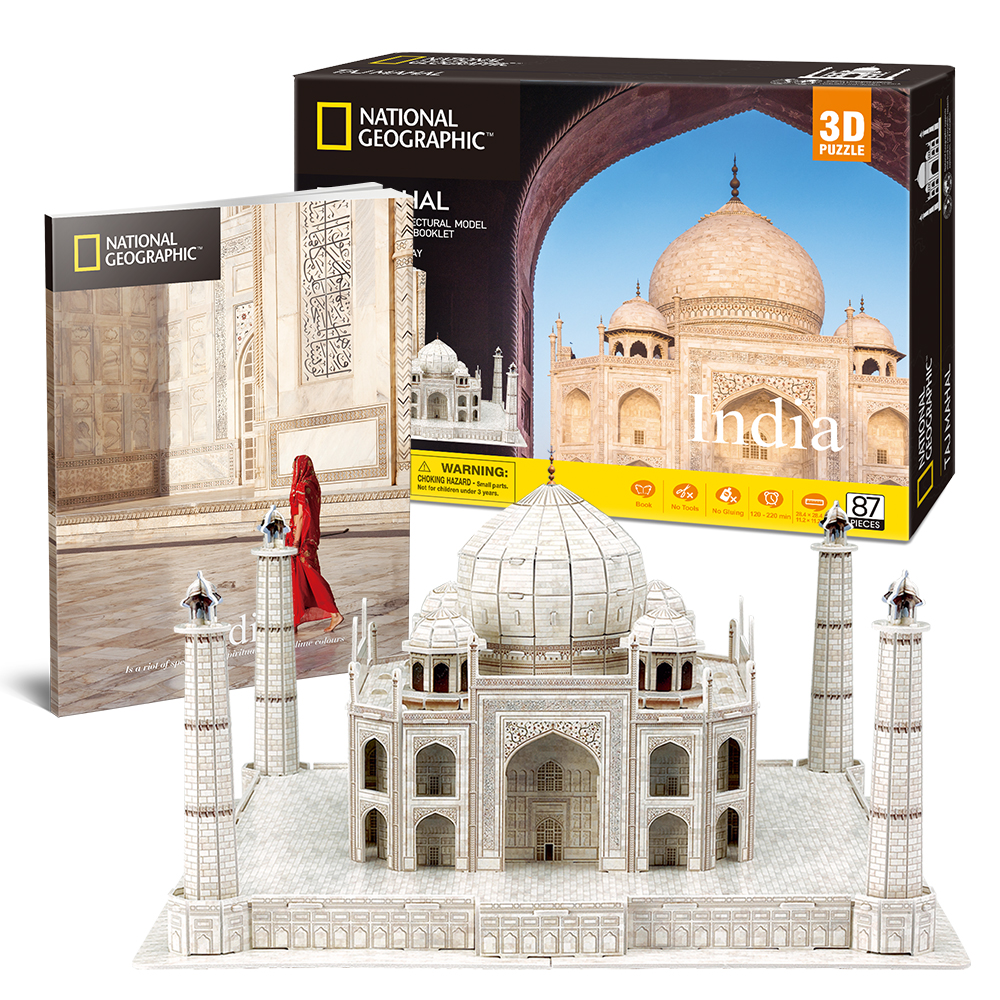 cubicfun-city-traveller-ds0981h-taj-mahal-puzzle-3d-monument image 1