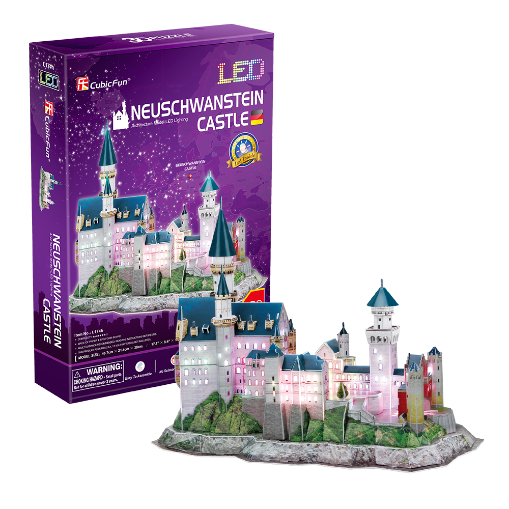 cubicfun-led-l174h-neuschwanstein-puzzle-3d-ch-teau image 1