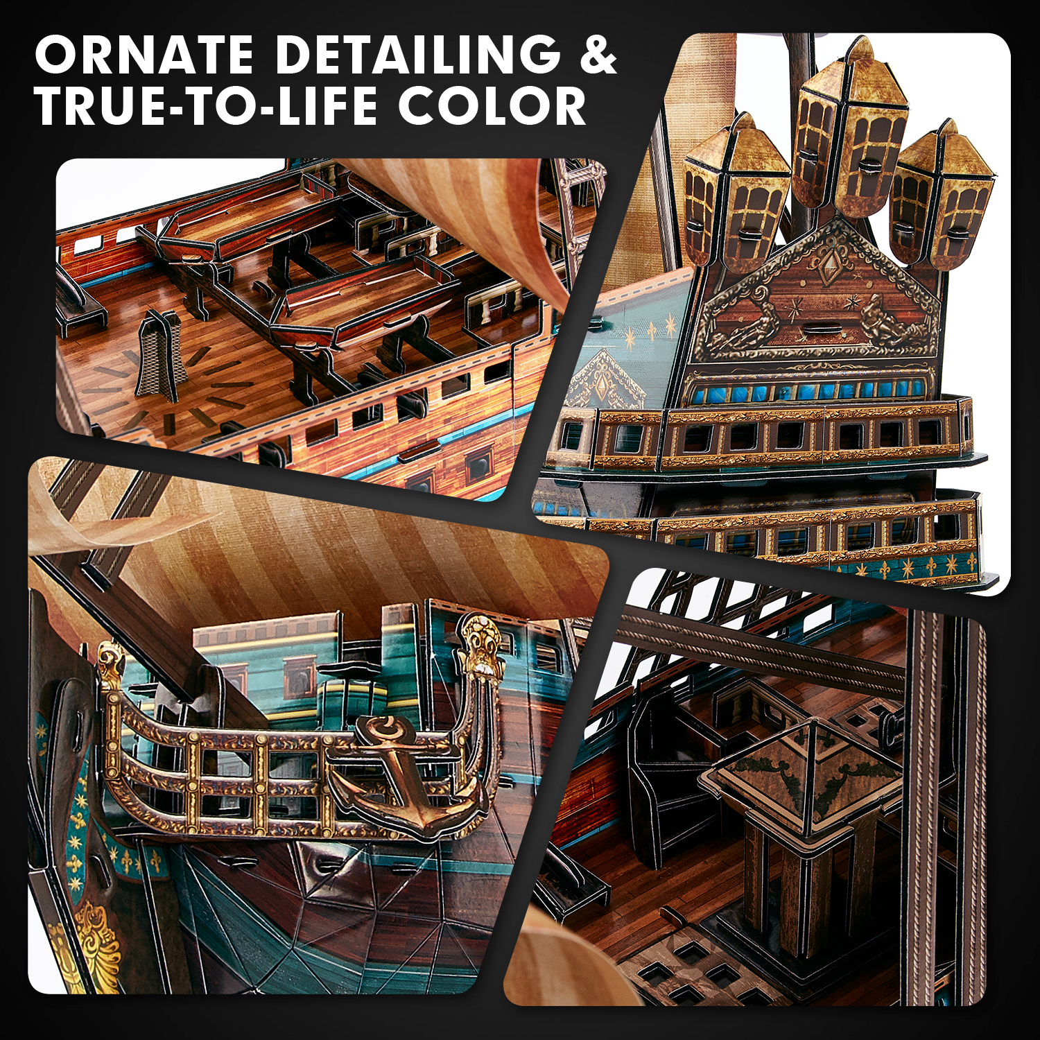 cubicfun-ships-vessels-t4017h-san-felipe-puzzle-3d-248-pi-ces image 4