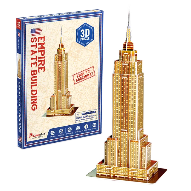 cubicfun-architecture-s3003h-puzzle-3d-empire-state image 1