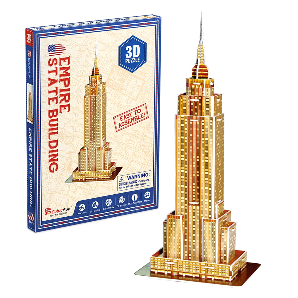 cubicfun-architecture-s3003h-puzzle-3d-empire-state image 1