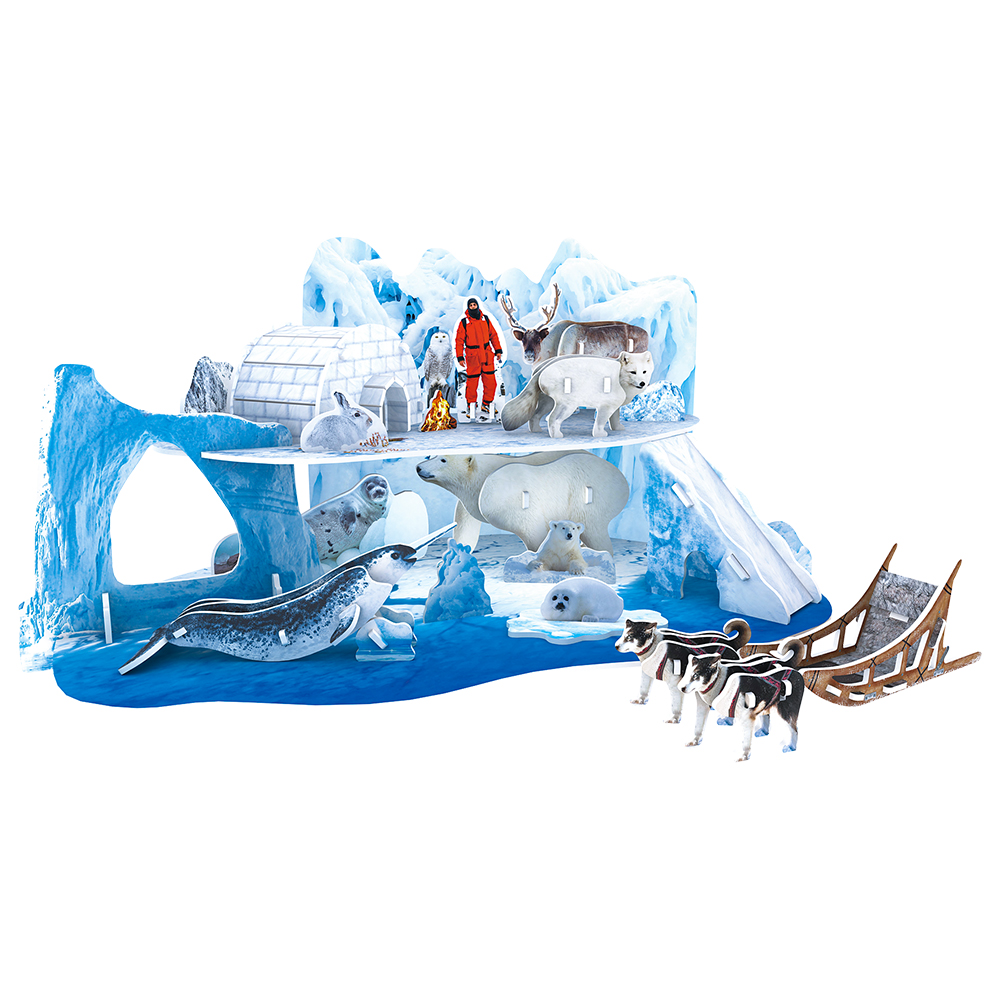 cubicfun-explorer-ds0983h-arctique-puzzle-3d-neige image 2