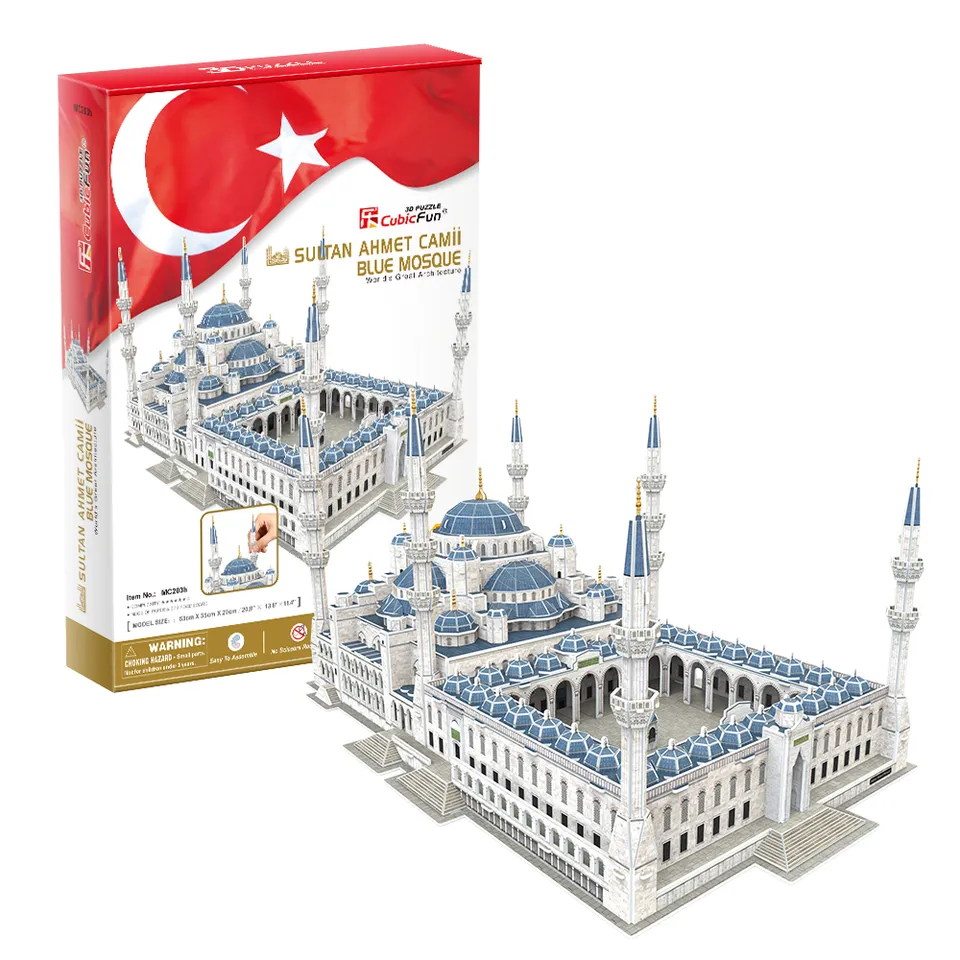cubicfun-architecture-sultan-ahmed-mosque-mc203h-puzzle-3d image 1