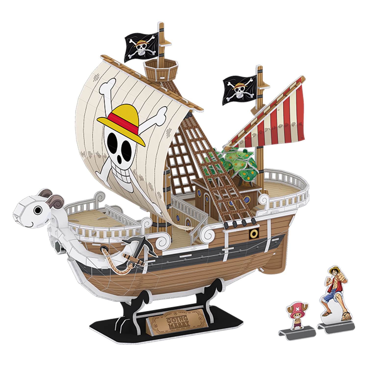 cubicfun-one-piece-ds1025h-going-merry-puzzle-3d-bateau image 2