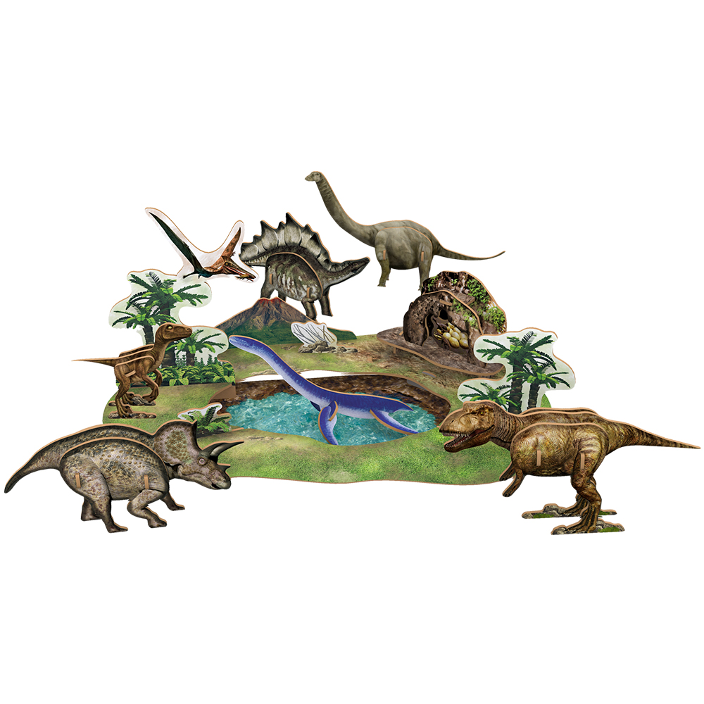 cubicfun-explorer-ds0973h-puzzle-3d-parc-dinosaures image 2