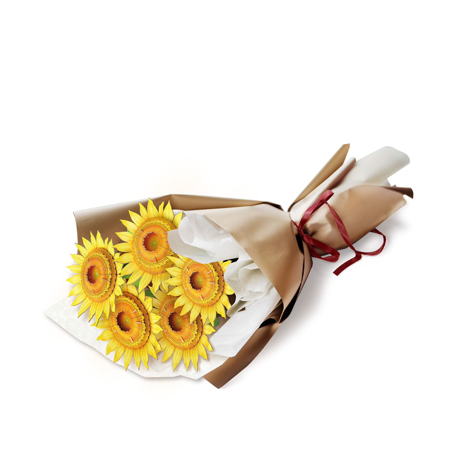 cubicfun-botanical-p866h-sunflower-puzzle-3d-tournesol image 2